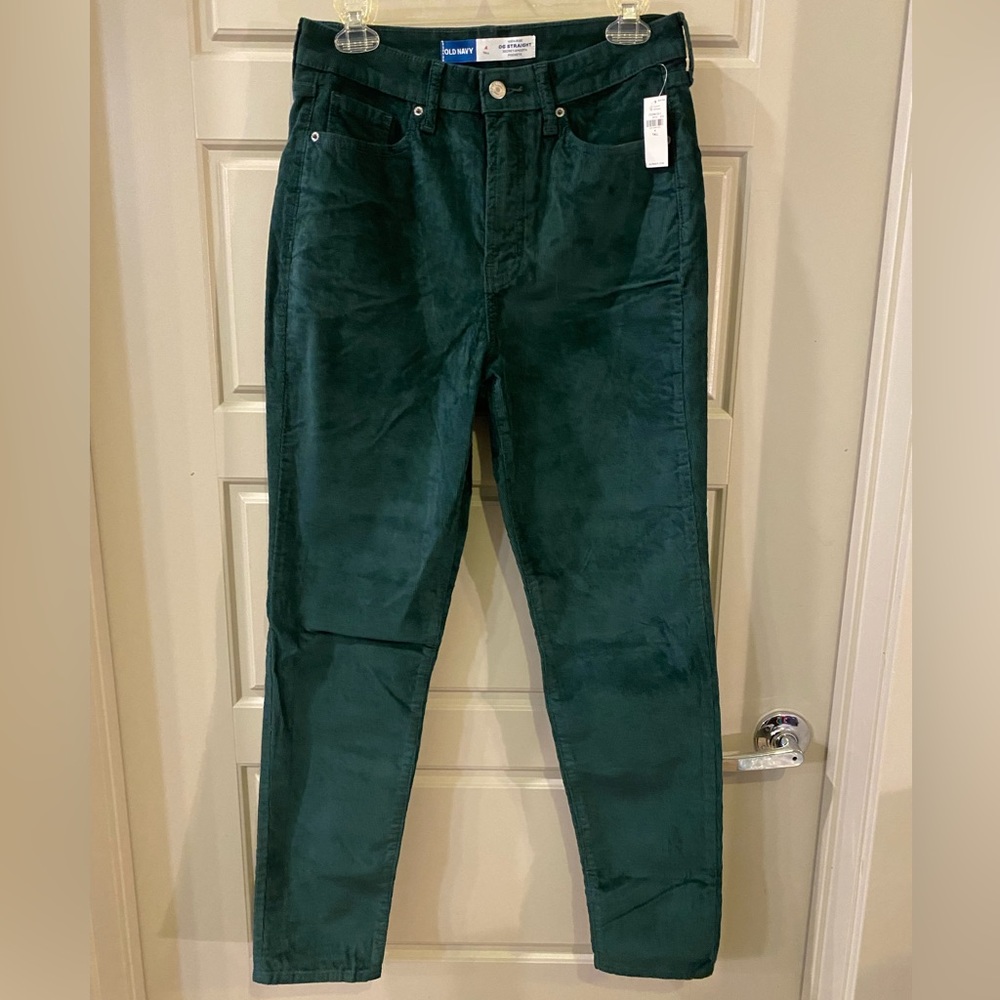 Old Navy Forest Green Corduroy Pants
